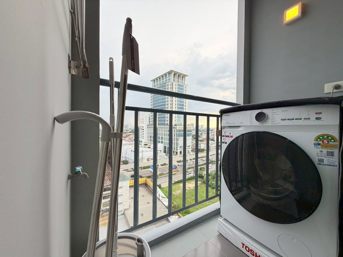 รูป 🔥 Lumpini Ville Chaengwatthana - Pakkret ห้องสวยชั้นสูง เพียง 9,500 บาท ✨ 1 ห้องนอน 26 ตร.ม. ชั้น 12A วิวโล่ง พร้อมเข้าอยู่ - รูปที่ 11/11