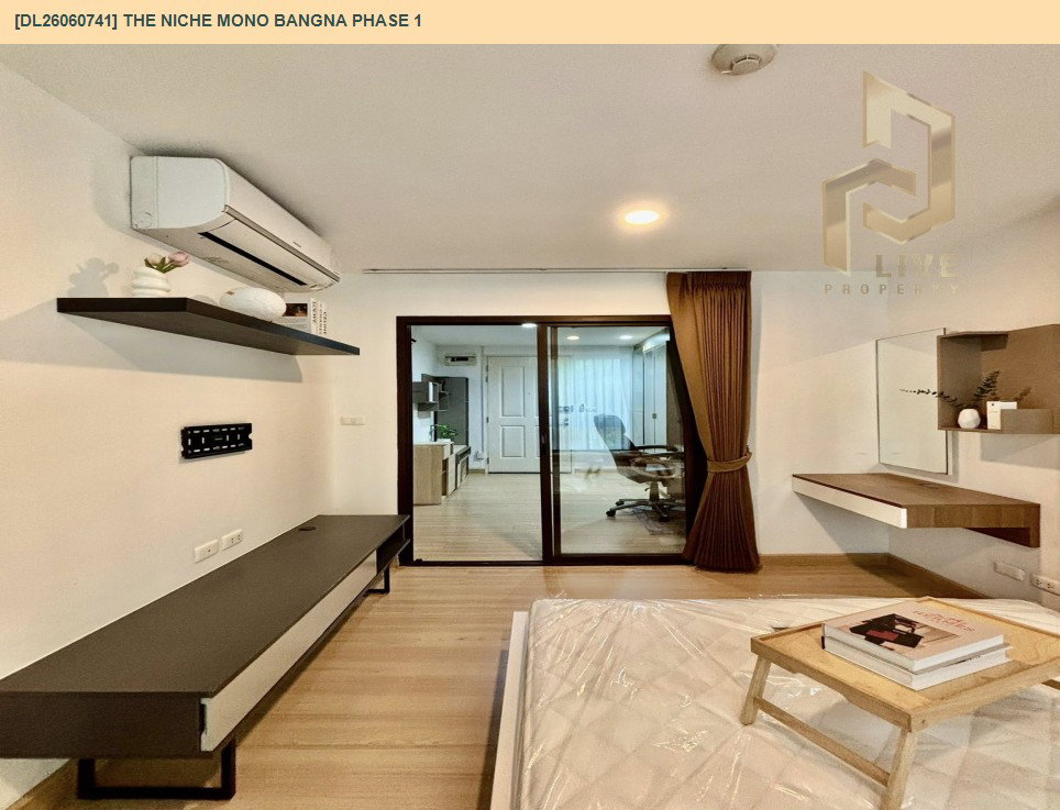 รูป DL26060741 ให้เช่าคอนโด เดอะ นิช โมโน บางนา เฟส 1 (The Niche Mono Bangna Phase 1) ใกล้ BTS บางนา พร้อมเข้าอยู่ โทรด่วน 0638692663 LineID @952jdxxk - รูปที่ 8/14