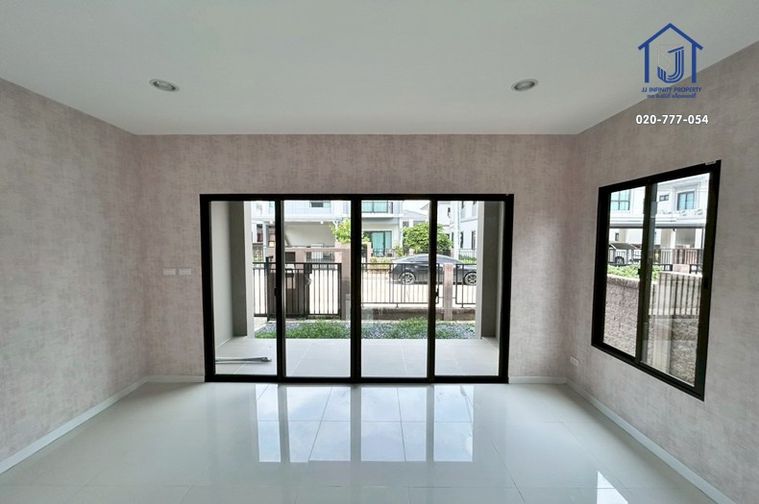3-bed house for sale, 150 sqm, 50.6 sq wah, Passorn Romklao - Ramkhamhaeng