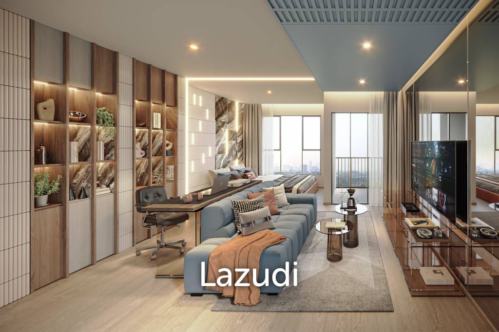 picture 27 sqm High-Floor Condo at Aspire Onnut Station Bang Chak Bangkok - 1/5