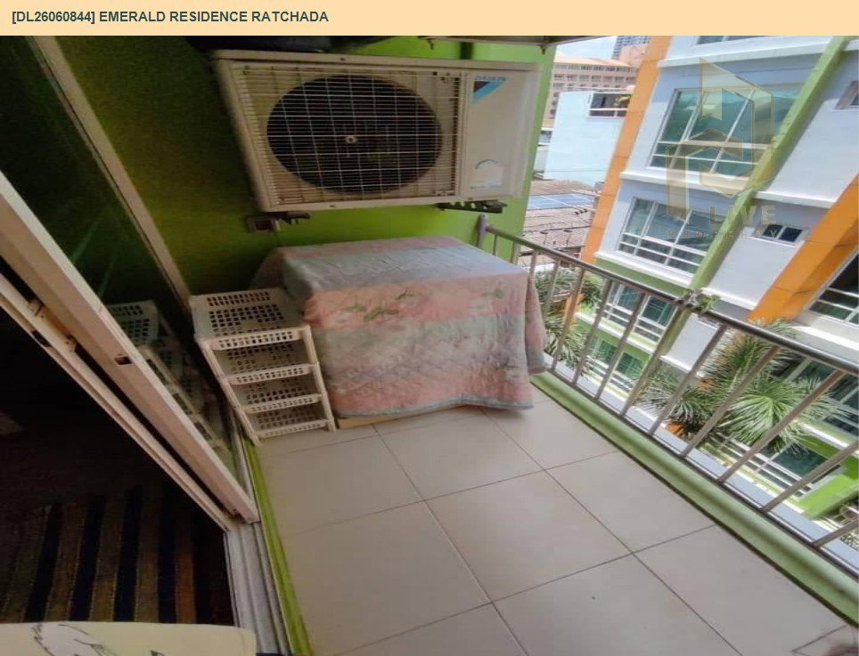 รูป DL26060844 ขายคอนโด เอมเมอรัลด์ เรสซิเดนท์ รัชดา (Emerald Residence Ratchada) ใกล้ MRT ห้วยขวาง พร้อมเข้าอยู่ โทรด่วน 0614453194 LineID @952jdxxk - รูปที่ 13/13