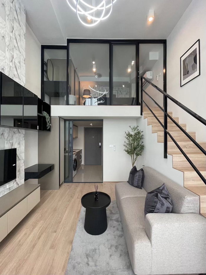 รูป 🚨 ห้องสวยสไตล์ Duplex 2 ชั้น! Ideo Rama 9 - Asoke ชั้นสูงวิวปัง ใกล้ MRT พระราม 9 แต่งครบพร้อมอยู่ 🎛️✨ - รูปที่ 8/16