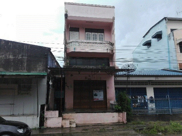 รูป อาคารพาณิชย์ ติดถนนขื่อนา จังหวัดตรัง รหัสแฟ้ม : 60-01381 หรือ 29067-0001 ติดต่อ คุณวันวิสา - รูปที่ 1/12