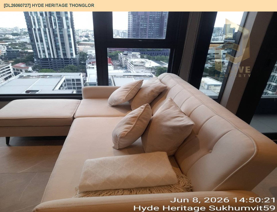 รูป DL26060727 ให้เช่าคอนโด ไฮด์ เฮอริเทจ ทองหล่อ (HYDE Heritage Thonglor) ใกล้ - พร้อมเข้าอยู่ โทรด่วน 0638692663 LineID @952jdxxk - รูปที่ 6/7