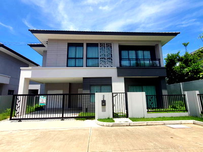 บ้านเดี่ยว ม.ราชพฤกษ์ : ขายบ้านเดี่ยวหลังมุม Modern Luxury พร้อมอยู่  ชีวารมย์ นครอินทร์  บ้านสวย หลังมุมด้านใน