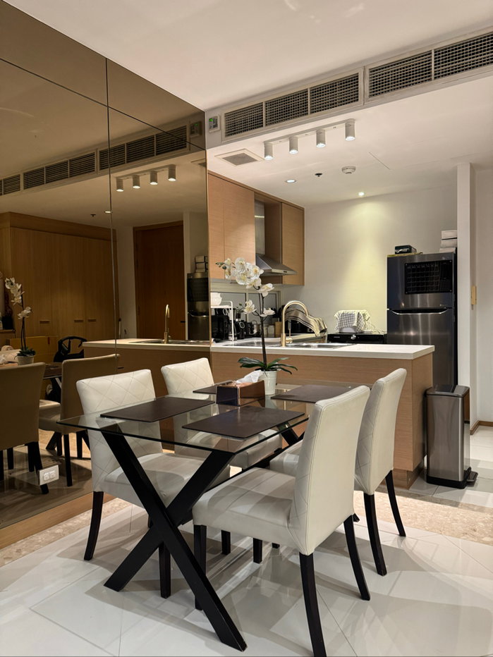 รูป The Empire Place ให้เช่า 1 ห้องนอน พื้นที่ห้องกว้าง 65 ตร.ม พร้อมเฟอร์นิเจอร์ เครื่องใช้ไฟฟ้า วิวเมือง ใกล้BTS Saint Louis ,BTS Chognonsi  - รูปที่ 1/12