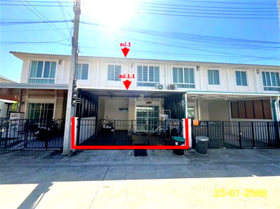 Townhouses for sale Samut Prakarn : TOWN HOUSE 18.1 Sq.w. Muang Samut Prakarn Samut Prakarn for 2.2M