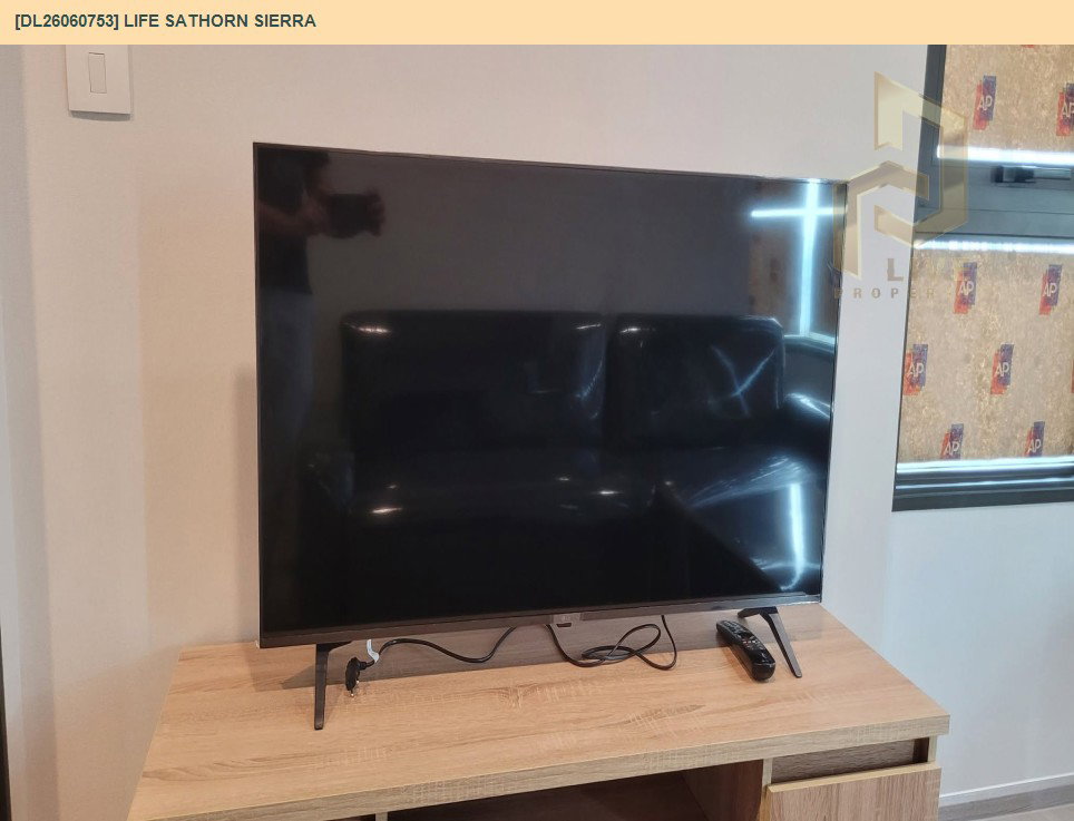 รูป DL26060753 ให้เช่าคอนโด ไลฟ์ สาทร เซียร์รา (Life Sathorn Sierra) ใกล้ BTS ตลาดพลู พร้อมเข้าอยู่ โทรด่วน 0614453194 LineID @952jdxxk - รูปที่ 6/16