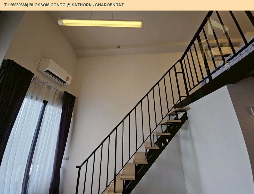 รูป DL26060668 ให้เช่าคอนโด บลอสซั่ม คอนโด แอท สาทร - เจริญราษฎร์ (Blossom Condo @ Sathorn - Charoenrat) ใกล้ BTS สุรศักดิ์ พร้อมเข้าอยู่ โทรด่วน 0614453194 LineID @952jdxxk - รูปที่ 6/8