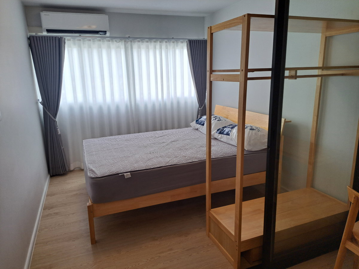 รูป ห้องใหม่ชั้น11 ขนาด 28 ตรม. 1นอน/1 ห้องน้ำ/1 ครัว/1 นั่งเล่น หันทิศใต้ ลมเย็นดี  มีเครื่องซักผ้า พร้อมอยู่ กรกฎาคม  - รูปที่ 3/9