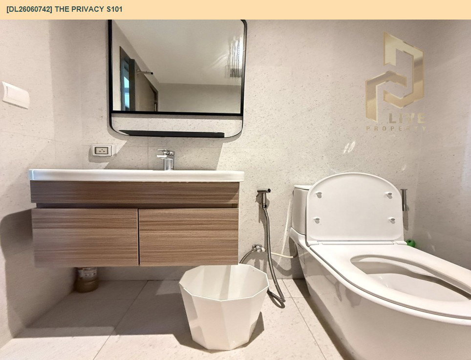 รูป DL26060742 ให้เช่าคอนโด เดอะ ไพรเวซี่ เอส 101 (THE PRIVACY S101) ใกล้ BTS ปุณณวิธี พร้อมเข้าอยู่ โทรด่วน 0653619502 LineID @952jdxxk - รูปที่ 13/15