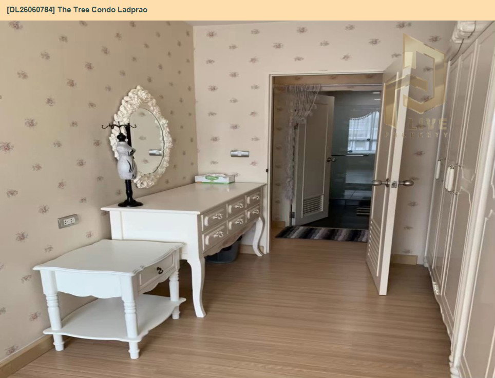 รูป DL26060784 ให้เช่าคอนโด เดอะ ทรี คอนโด ลาดพร้าว (The Tree Condo Ladprao) ใกล้ BTS ห้าแยกลาดพร้าว พร้อมเข้าอยู่ โทรด่วน 0638692663 LineID @952jdxxk - รูปที่ 4/10