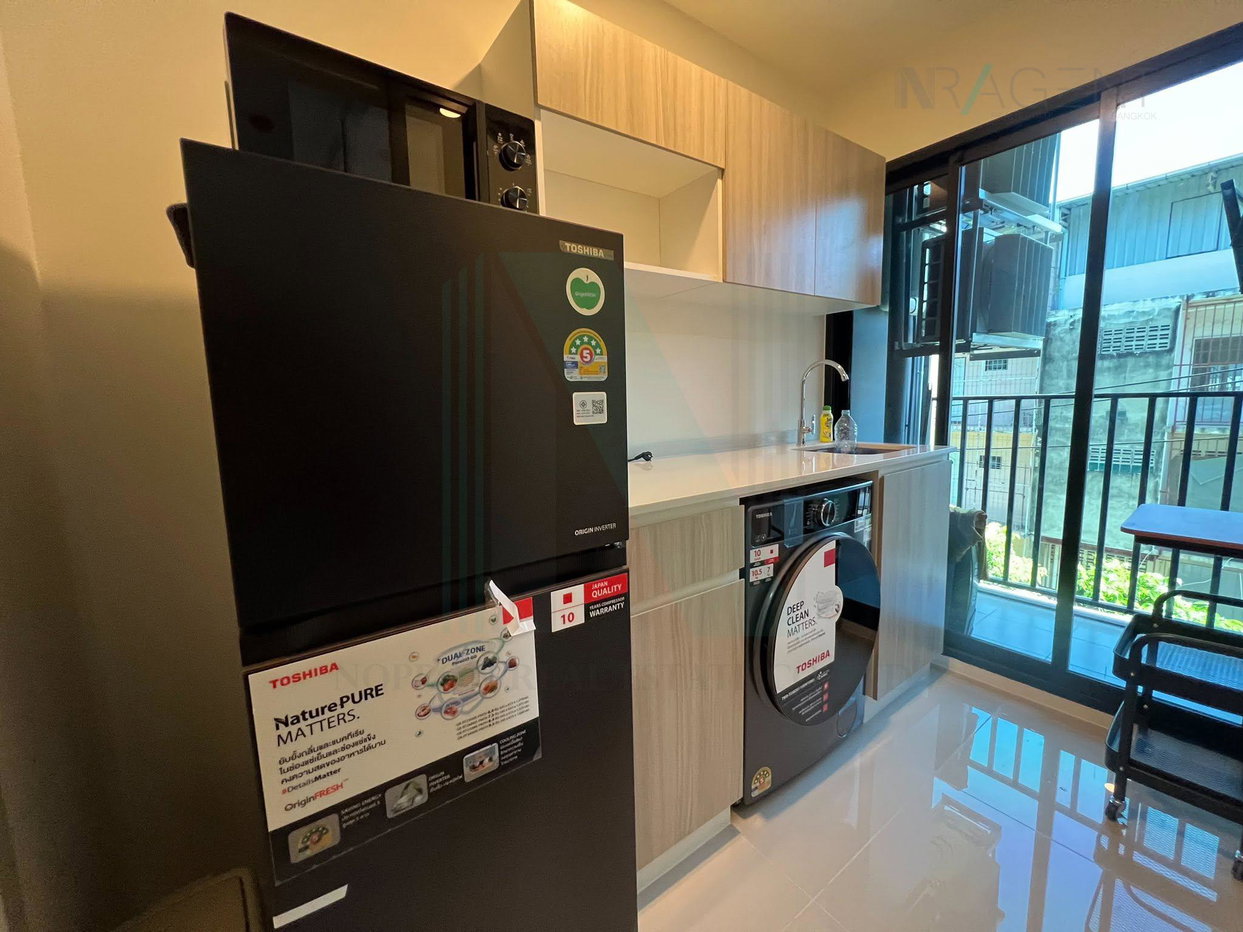 รูป ให้เช่าคอนโด ดิ ออริจิ้น บางแค อาคาร  ชั้น 4 1 ห้องนอน ขนาด 25 ตรม ใกล้ MRT บางแค - รูปที่ 3/8