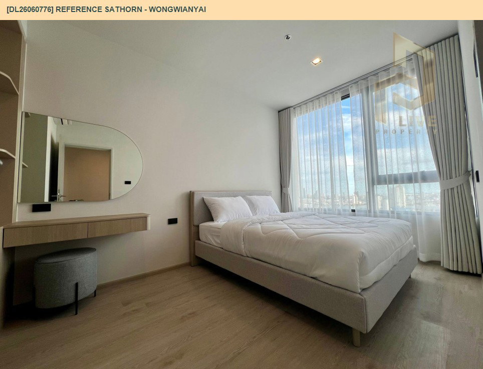 รูป DL26060776 ให้เช่าคอนโด เรฟเฟอเรนซ์ สาทร - วงเวียนใหญ่ (Reference Sathorn - Wongwianyai) ใกล้ - พร้อมเข้าอยู่ โทรด่วน 0638692663 LineID @952jdxxk - รูปที่ 5/7