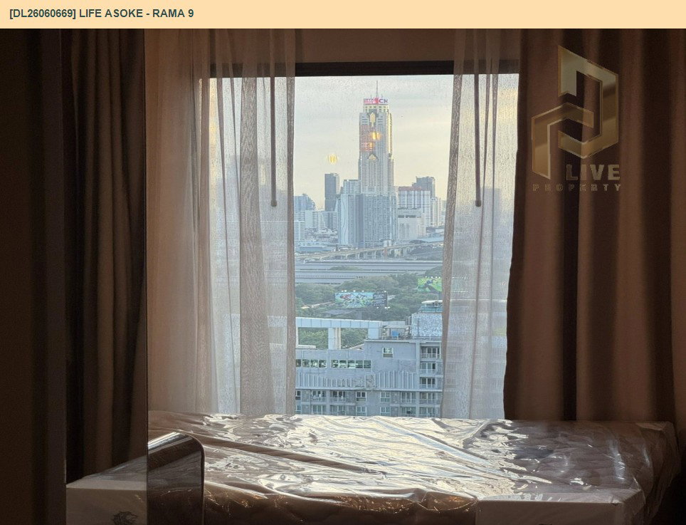 รูป DL26060669 ให้เช่าคอนโด ไลฟ์ อโศก - พระราม 9 (Life Asoke - Rama 9) ใกล้ MRT พระราม 9 พร้อมเข้าอยู่ โทรด่วน 0653619502 LineID @952jdxxk - รูปที่ 8/20