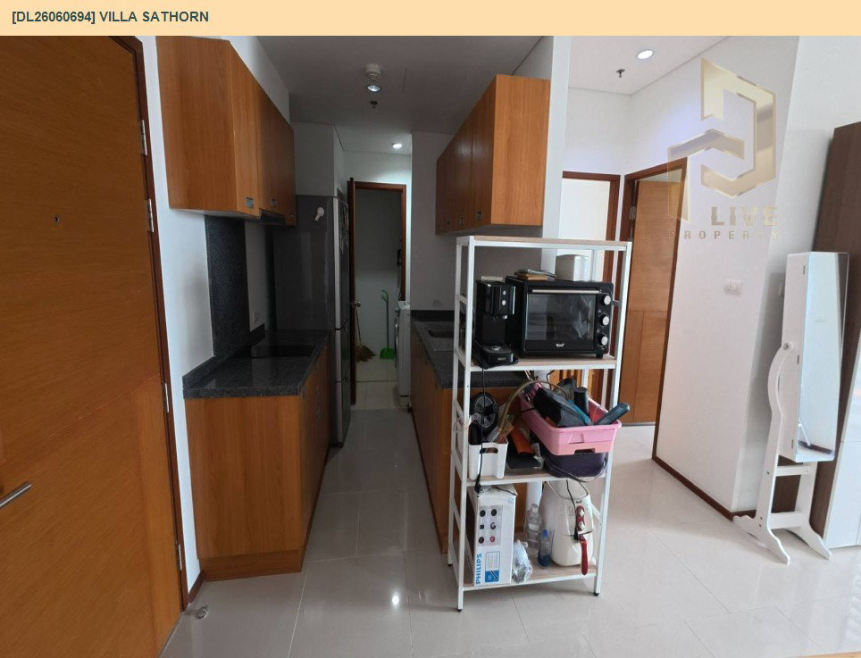 รูป DL26060694 ให้เช่าคอนโด วิลล่า สาทร (Villa Sathorn) ใกล้ BTS กรุงธนบุรี พร้อมเข้าอยู่ โทรด่วน 0653619502 LineID @952jdxxk - รูปที่ 3/7