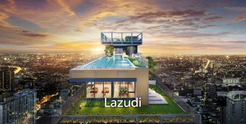 30.81 sqm modern 1 bedroom condo on 8th floor at Aspire Onnut Station Bang Chak