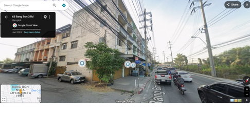 Corner Commercial Building (2 Connected Units) on Bang Bon 3 Road – Parking for 3–4 Cars!