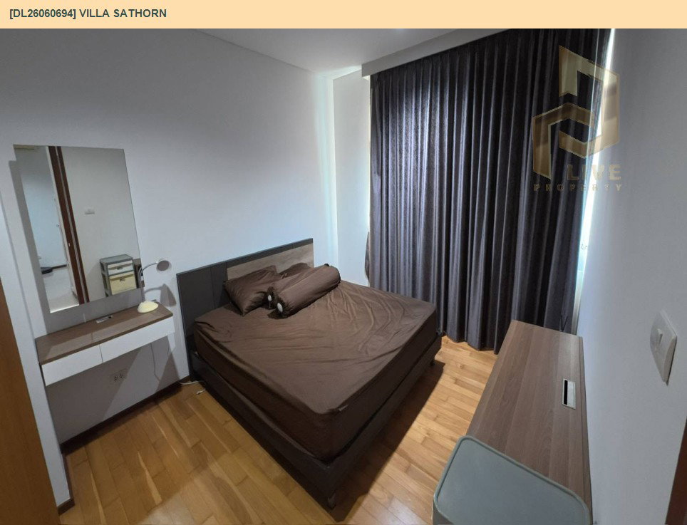 รูป DL26060694 ให้เช่าคอนโด วิลล่า สาทร (Villa Sathorn) ใกล้ BTS กรุงธนบุรี พร้อมเข้าอยู่ โทรด่วน 0653619502 LineID @952jdxxk - รูปที่ 6/7