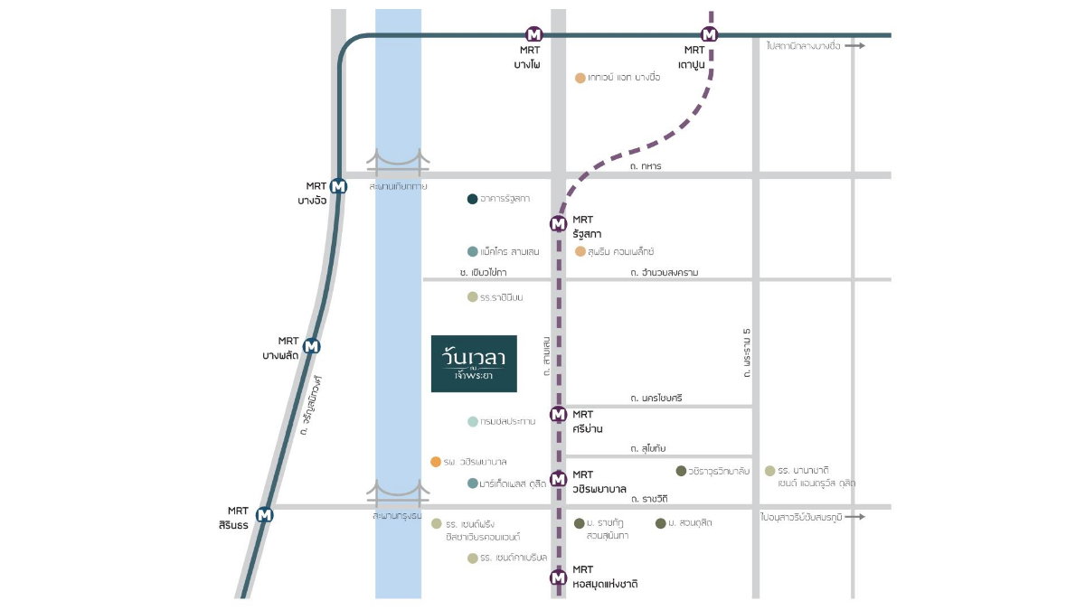picture Sale! Chao Phraya Riverside Condominium "Wan Vayla Na Chaopraya" 49.70 sq.m. Unit 13B11  - 7/7