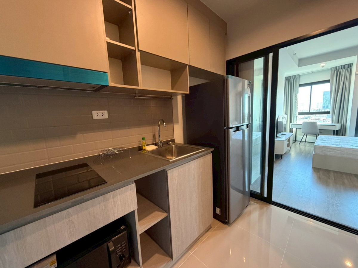 รูป Ideo Ramkhamhaeng Lamsali ห้อง Studio 25 ตร.ม. เฟอร์ครบ พร้อมเครื่องใช้ไฟฟ้า เพียง 11,500 บาท/เดือน - รูปที่ 5/8