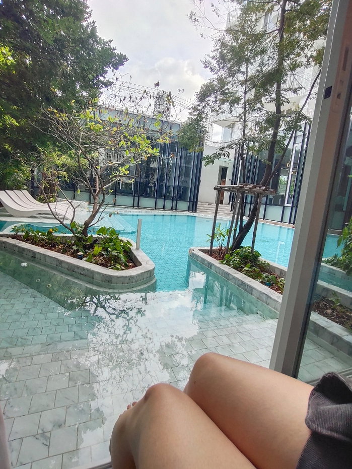 รูป ให้เช่าคอนโดติดสระ Pool Access ทองหล่อขนาดใหญ่พร้อมเฟอร์นิเจอร์ - รูปที่ 36/56