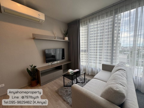 Ideo Mobi Sukhumvit Eastpoint ห้อง 2 นอน 53 ตร.ม. เฟอร์ครบ ใกล้ BTS บางนา 250 ม. เพียง 27,000 บาท/เดือน