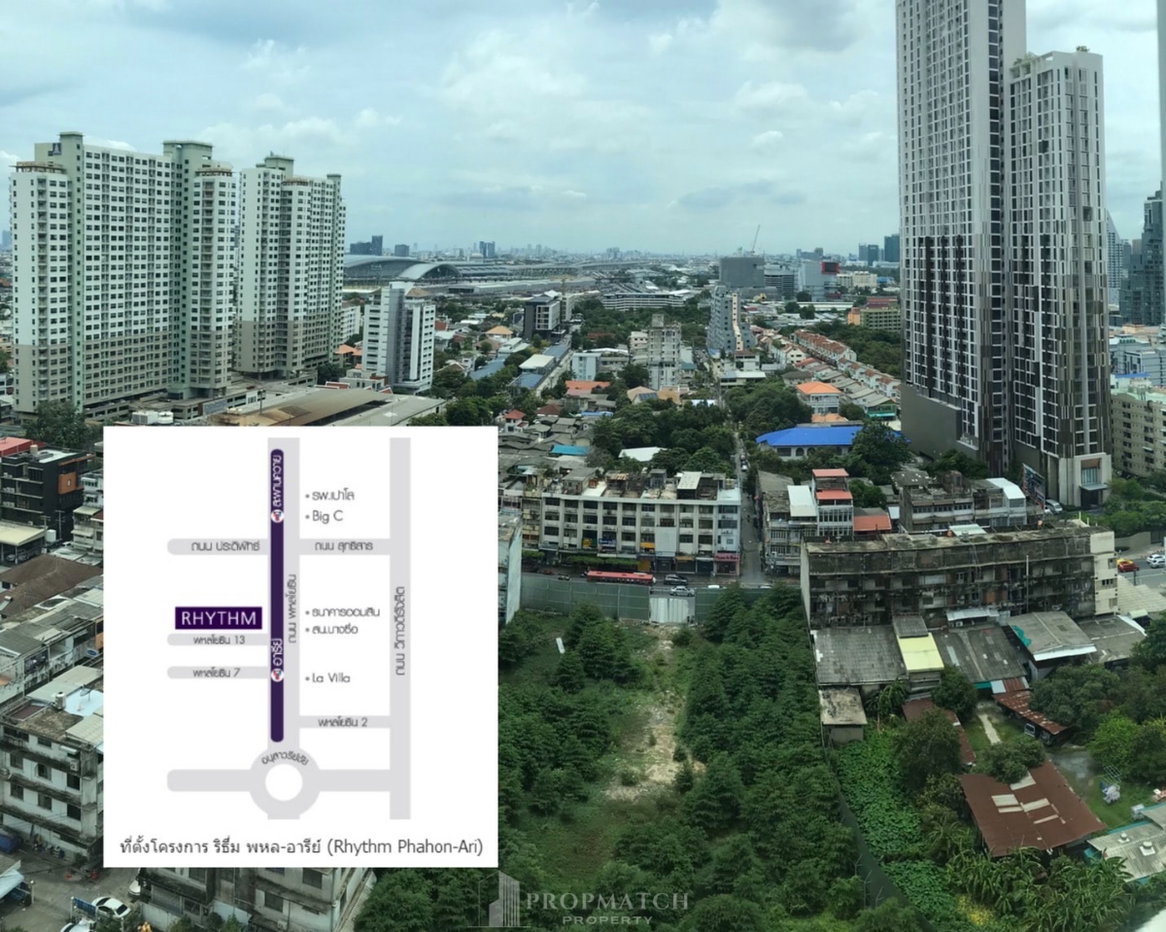 รูป PM001806 ✨Flash Deal ✨ Rhythm Phahol-Ari (1Bed 1Bath 45 SQM.) พร้อมอยู่ ! เพียง 20,000 บาทต่อเดือน Tel.0981315848 @propmatch - รูปที่ 10/10