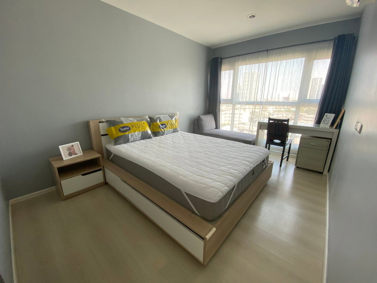 For rent, Aspire Sukhumvit 48 corner room, 2 bedrooms, 54 sq m, beautifully decorated, fully furnished, ready to move in, fully furnished, electrical