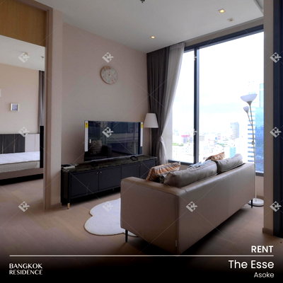 Condos for rent : Rental Condo 🏙️ The Esse Asoke, 2BR 75 sq.m. 65K 🔥 Good Price Unit, Near MRT Sukhumvit 