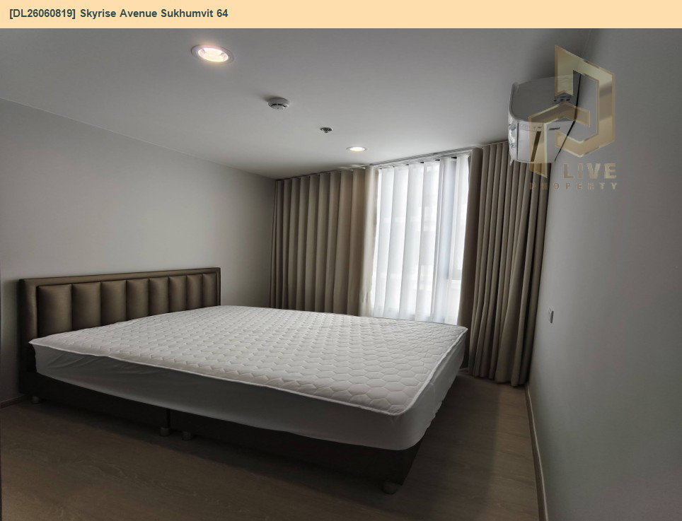 รูป DL26060819 ให้เช่าคอนโด สกายไรส์ อเวนิว สุขุมวิท 64 (Skyrise Avenue Sukhumvit 64) ใกล้ BTS ปุณณวิธี พร้อมเข้าอยู่ โทรด่วน 0614453194 LineID @952jdxxk - รูปที่ 9/11