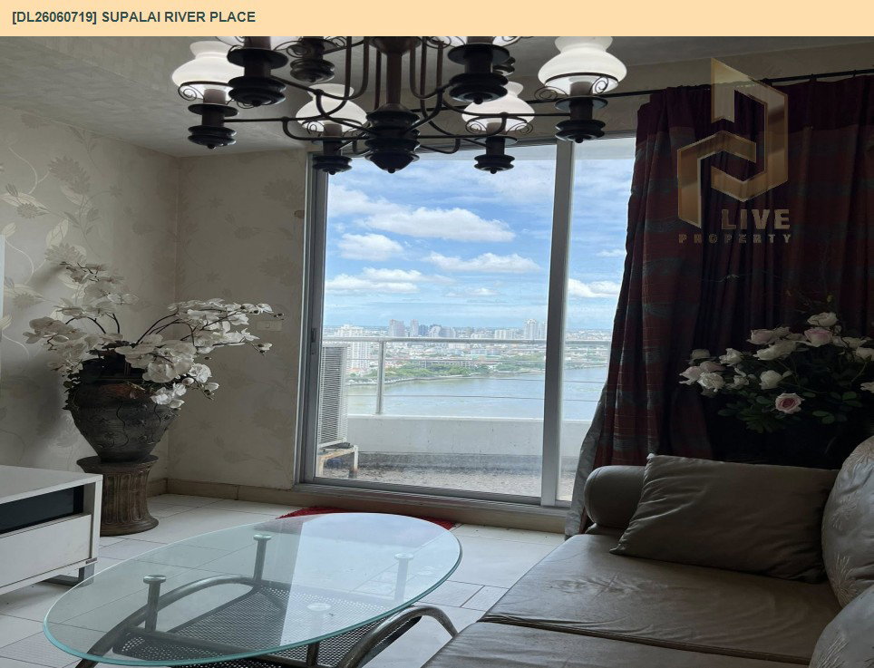 รูป DL26060719 ขายคอนโด ศุภาลัย ริเวอร์ เพลส (Supalai River Place) ใกล้ BTS กรุงธนบุรี พร้อมเข้าอยู่ โทรด่วน 0653619502 LineID @952jdxxk - รูปที่ 4/8