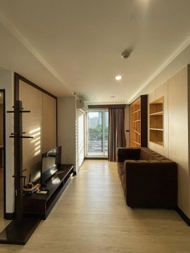 ให้เช่า รีสอร์ทต้า เย็นอากาศ 1ห้องนอน ชั้น8 อาคารA ใกล้ เซ็นทรัลพระราม 3