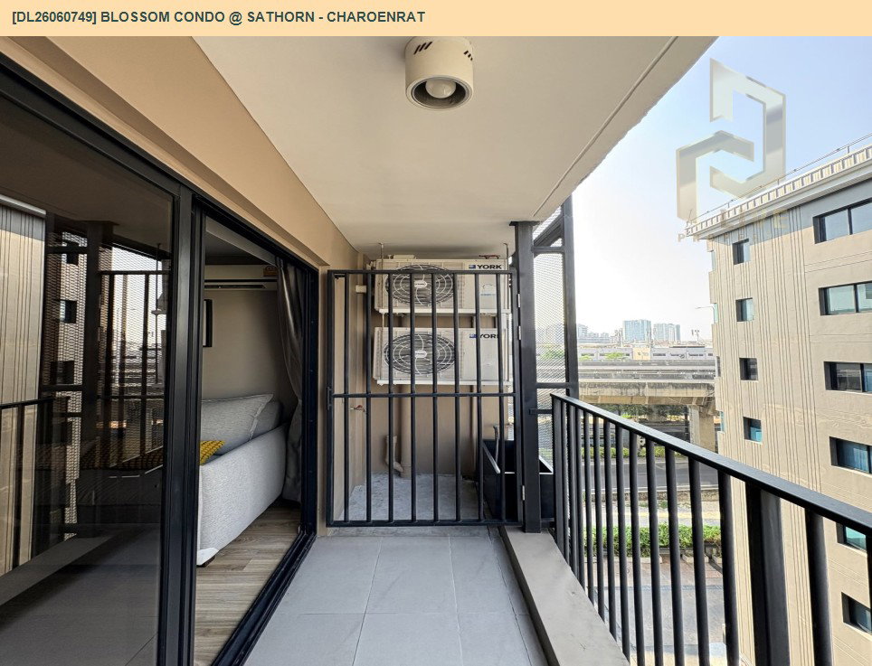 รูป DL26060749 ขายคอนโด บลอสซั่ม คอนโด แอท สาทร - เจริญราษฎร์ (Blossom Condo @ Sathorn - Charoenrat) ใกล้ BTS สุรศักดิ์ พร้อมเข้าอยู่ โทรด่วน 0614453194 LineID @952jdxxk - รูปที่ 11/11