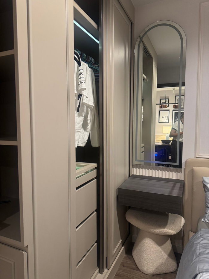 รูป （BB157) FOR RENT  LIFE LADPRAO Valley Fl. 22   ห้องขนาด 35 ตารางเมตร ชั้น 22 แต่งพร้อมอยู่ fully-furnished  One bed plus - รูปที่ 9/16