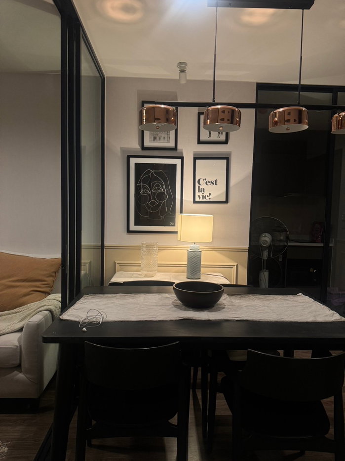 รูป （BB157) FOR RENT  LIFE LADPRAO Valley Fl. 22   ห้องขนาด 35 ตารางเมตร ชั้น 22 แต่งพร้อมอยู่ fully-furnished  One bed plus - รูปที่ 10/16
