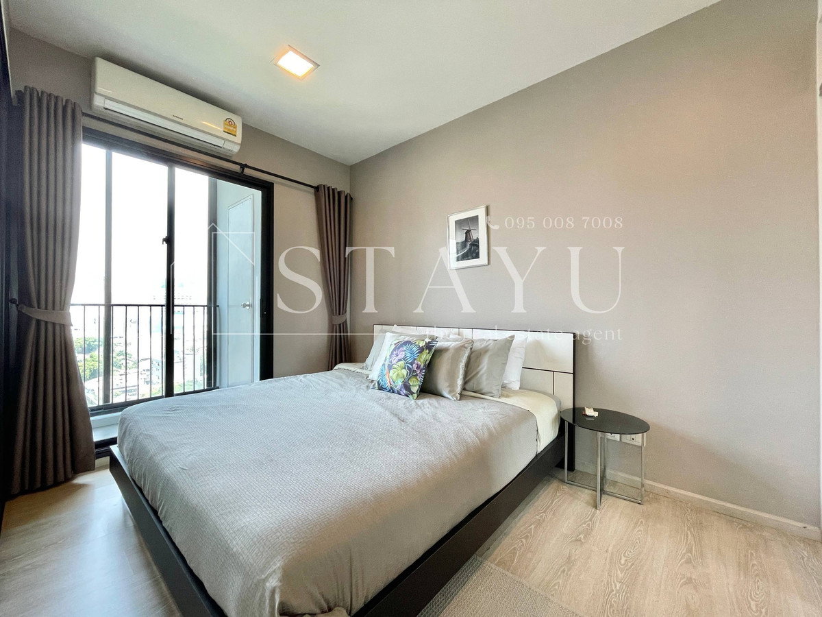รูป 🔥🔥ห้องทำใหม่ ใหม่กว่าในรูป!! ราคาขาดทุน!! ใครได้ไปคุ้มมาก!! ห้องใหญ่มาก!! ระเบียงใหญ่มาก!! ห้องสวย!! Condolette Midst Rama9 ติด MRT พระราม 9 - รูปที่ 3/17