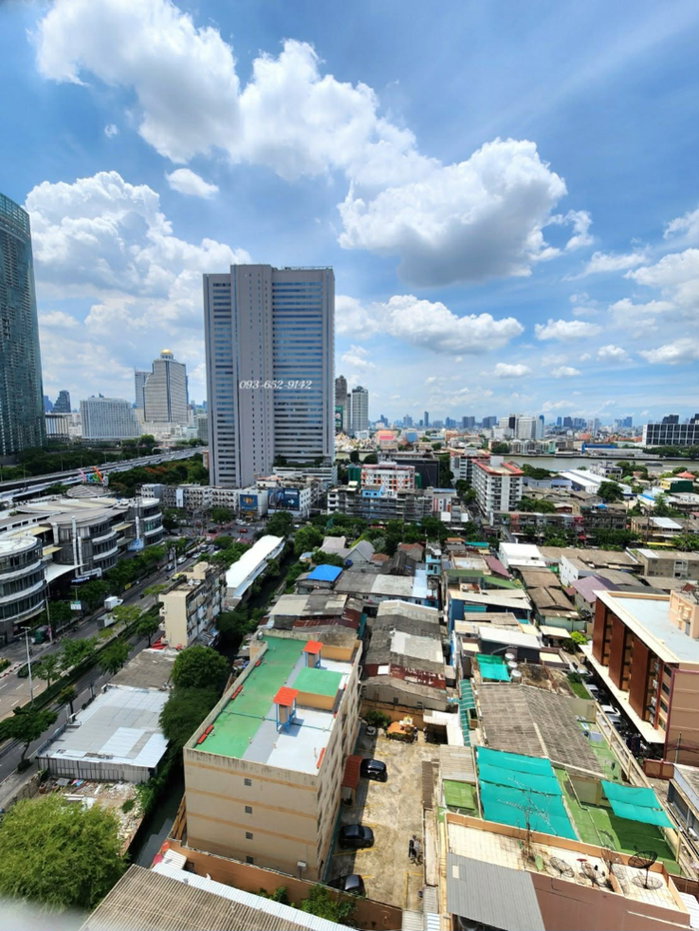 รูป 🥕🥕🥕 ให้เช่าคอนโด Sathorn Bridge Tower (( 50 ตรม / 12000 ต่อเดือน / ห้องมุม วิวแม่น้ำ สวยมาก )) ใกล้ BTS กรุงธน & ICONSIAM - รูปที่ 11/11
