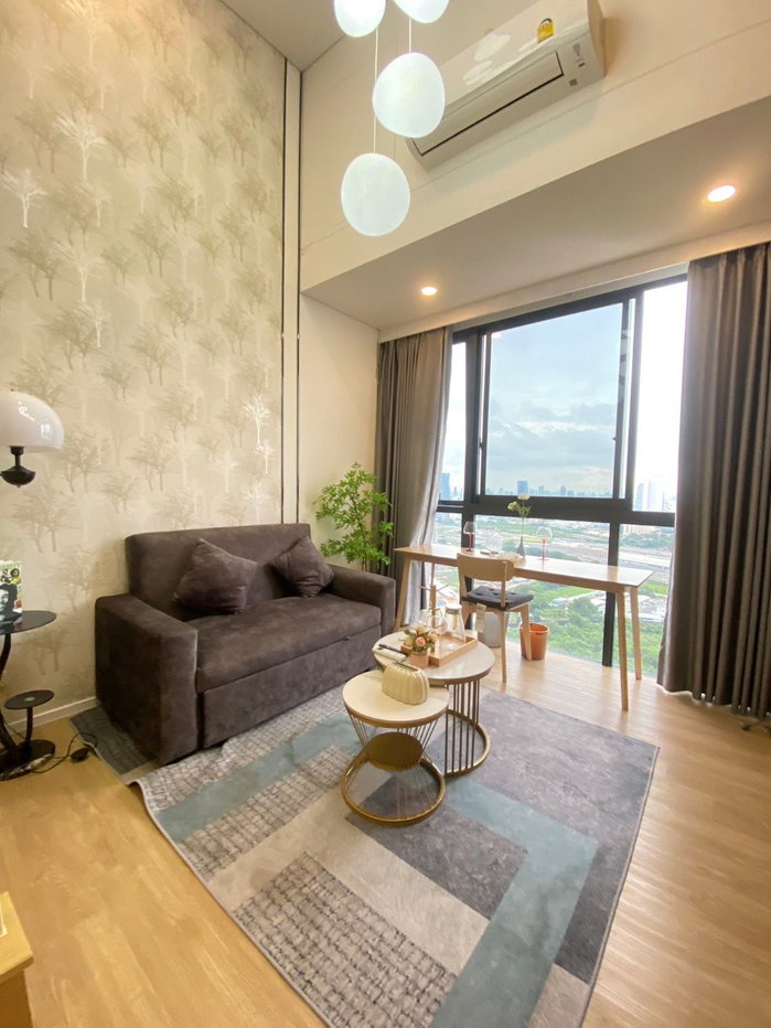 รูป [ปล่อยเช่า] Siamese Residence Landmark@MRTA Station 1 ห้องนอน Loft 40 ตรม ใกล้ MRT พระราม 9  - รูปที่ 2/9