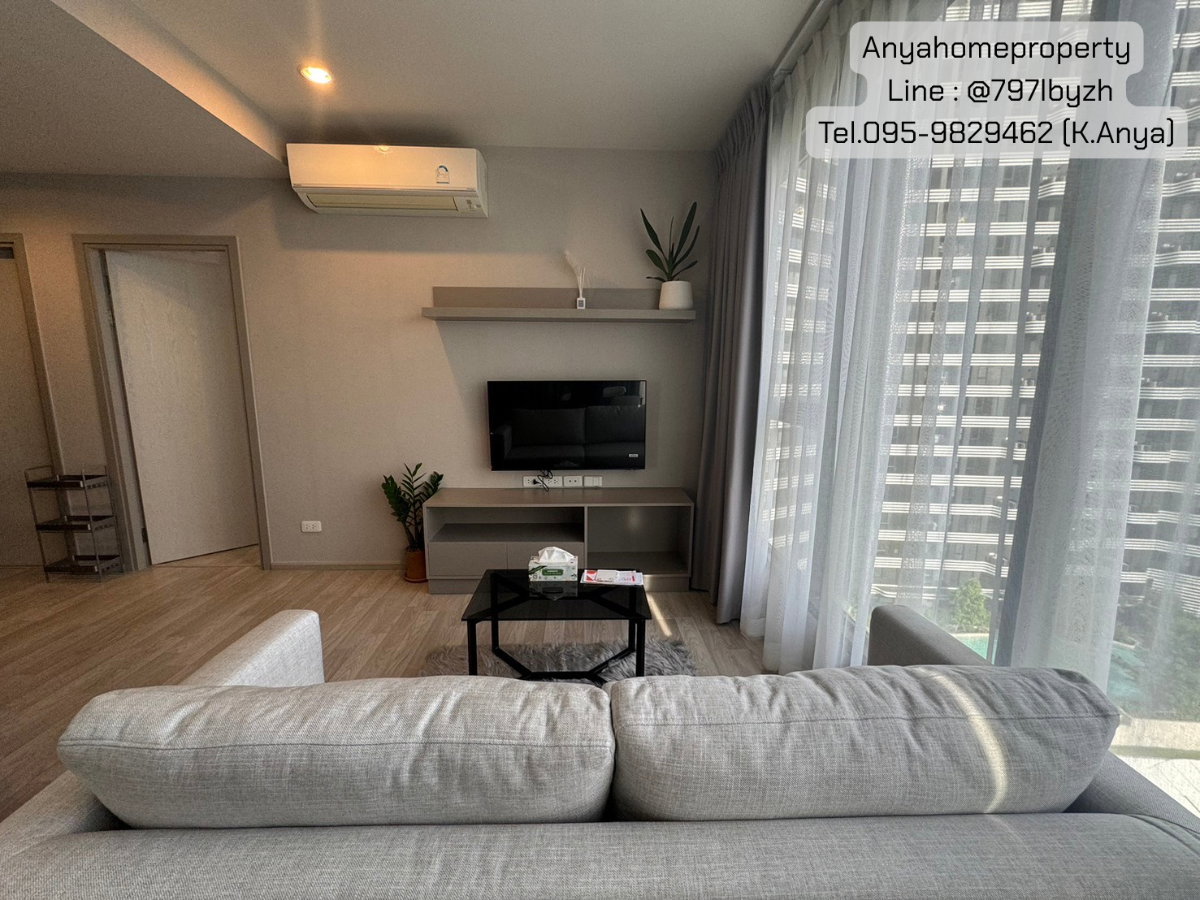 รูป Ideo Mobi Sukhumvit Eastpoint ห้อง 2 นอน 53 ตร.ม. เฟอร์ครบ ใกล้ BTS บางนา 250 ม. เพียง 27,000 บาท/เดือน - รูปที่ 2/7