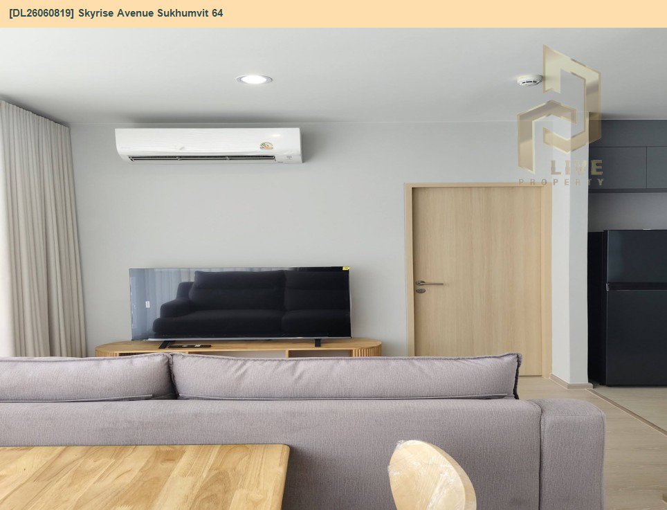 รูป DL26060819 ให้เช่าคอนโด สกายไรส์ อเวนิว สุขุมวิท 64 (Skyrise Avenue Sukhumvit 64) ใกล้ BTS ปุณณวิธี พร้อมเข้าอยู่ โทรด่วน 0614453194 LineID @952jdxxk - รูปที่ 8/11