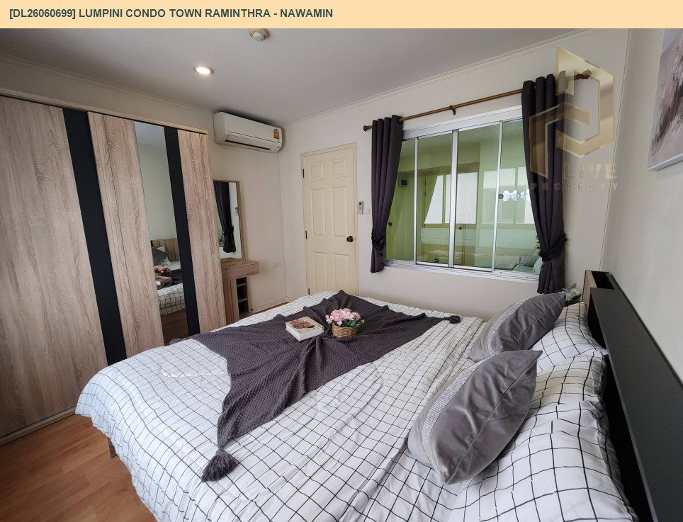 รูป DL26060698 ให้เช่าคอนโด ลุมพินี วิลล์ รามคำแหง 44 (Lumpini Ville Ramkhamhaeng 44) ใกล้ - พร้อมเข้าอยู่ โทรด่วน 0653619502 LineID @952jdxxk - รูปที่ 7/11