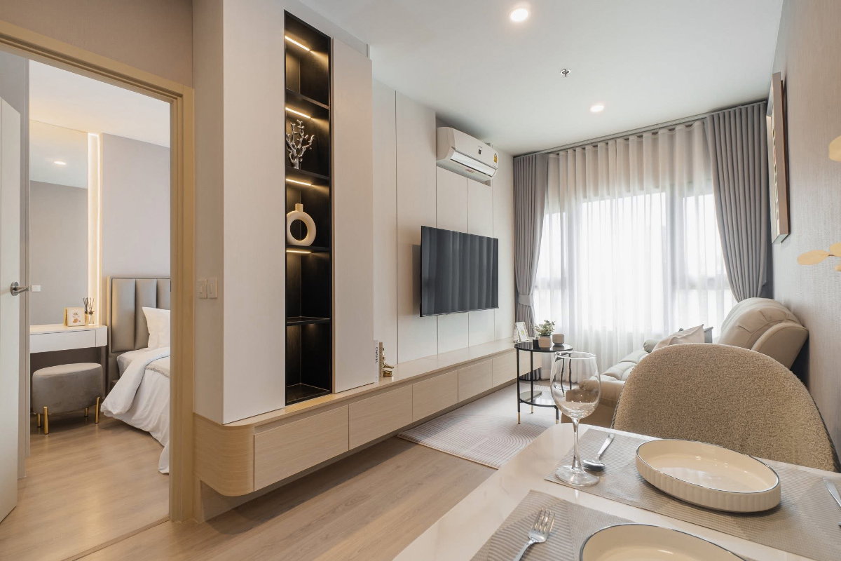 รูป เช่า 📍#C7082 ไลฟ์ อโศก - พระราม 4 💖ตกแต่งสวย💖 🔰Line : @Richrealestate - รูปที่ 1/14