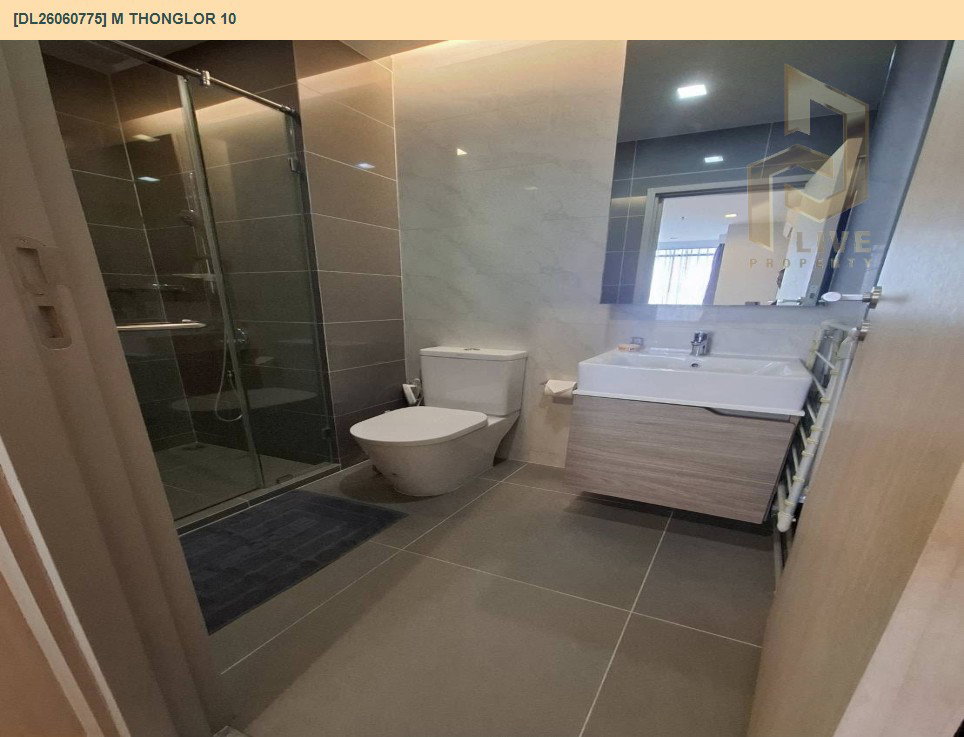 รูป DL26060775 ให้เช่าคอนโด เอ็ม ทองหล่อ 10 (M Thonglor 10) ใกล้ BTS เอกมัย พร้อมเข้าอยู่ โทรด่วน 0638692663 LineID @952jdxxk - รูปที่ 9/9