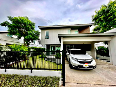บ้านเดี่ยวให้เช่า : 🏡📌ให้เช่าบ้านเดี่ยวสวยพร้อมอยู่ ชัยพฤกษ์ ทางด่วนรามอินทรา-จตุโชติ (L&H) 3 ห้องนอน 3 ห้องน้ำ พร้อมแอร์ครบทุกห้อง แถมฟรี WiFi และคนสวนดูแลสนามหน้าบ้าน
