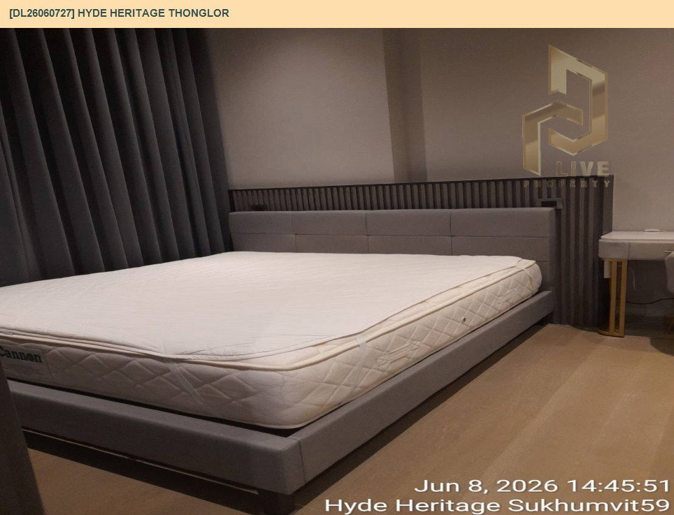 รูป DL26060727 ให้เช่าคอนโด ไฮด์ เฮอริเทจ ทองหล่อ (HYDE Heritage Thonglor) ใกล้ - พร้อมเข้าอยู่ โทรด่วน 0638692663 LineID @952jdxxk - รูปที่ 3/7