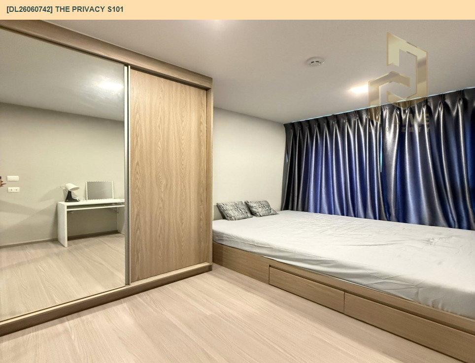 รูป DL26060742 ให้เช่าคอนโด เดอะ ไพรเวซี่ เอส 101 (THE PRIVACY S101) ใกล้ BTS ปุณณวิธี พร้อมเข้าอยู่ โทรด่วน 0653619502 LineID @952jdxxk - รูปที่ 4/15