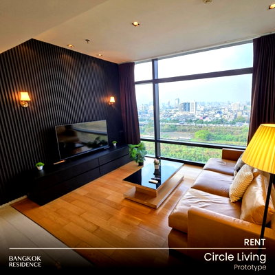 คอนโดให้เช่า : เช่าคอนโด 💎Circle Living Prototype  1นอน 84ตรม 70k 🌃 พิเศษ! ห้องมุมสวย ใกล้ ARL มักกะสัน 