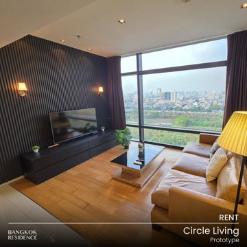 Rental Condo 💎 Circle Living Prototype, 1BR 84 sq.m. 70K 🌃 Special! Beautiful Corner Unit, Near ARL Makkasan