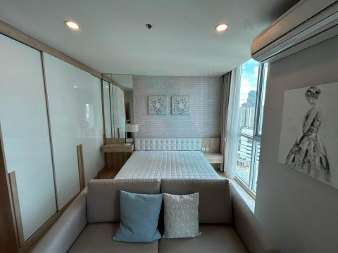 🔺 For Rent Condo NOBLE REVOLVE RATCHADA Building 1, Floor 24,2 bed room, Room size 54 sqm